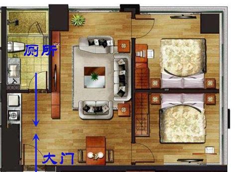 大門對廚房門化解|大門正對廚房怎麼化解